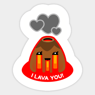 i lava you Sticker